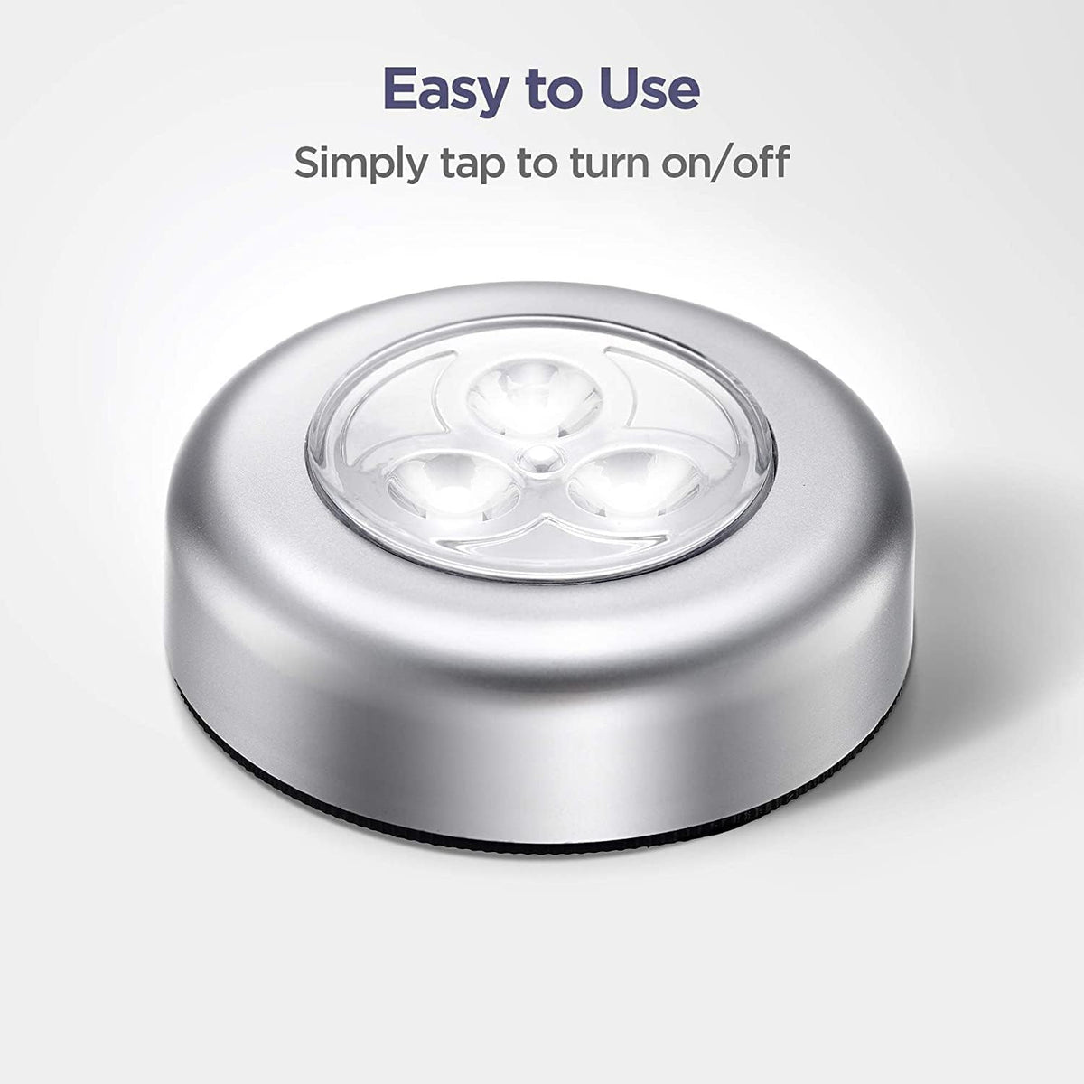 Stick-On LED Bright Lights – Wireless Push Light for Home, Kitchen & Wardrobe | Pack of 2