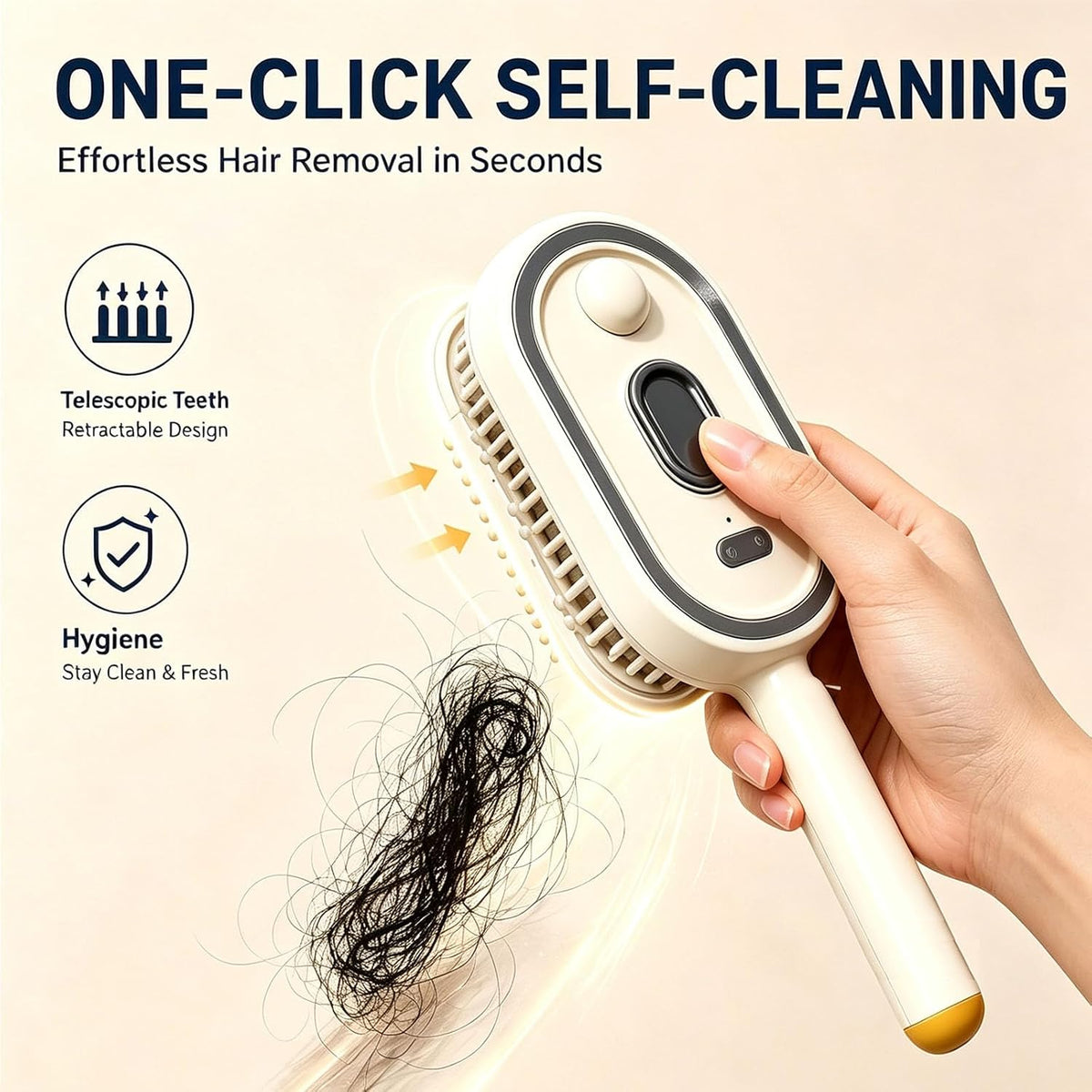 Electric Spray Air Cushion Hair Brush | 3-in-1 Detangling & Scalp Massage Comb