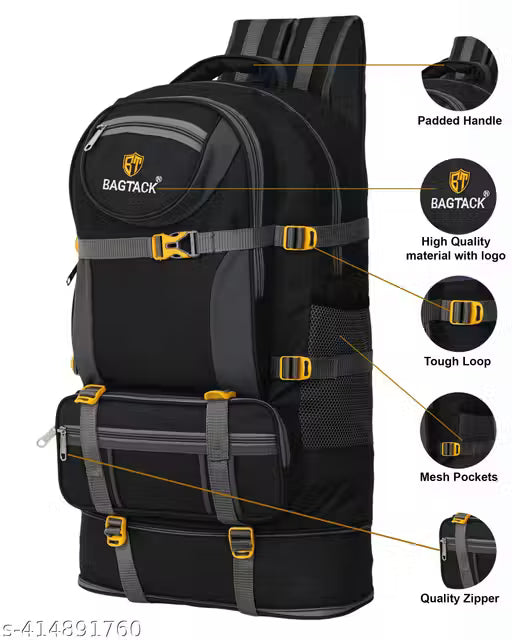 Waterproof Travel Backpack for Men & Women | Trekking, Hiking & Laptop Backpack
