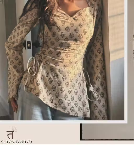 Viral double side knot trending hit kurti