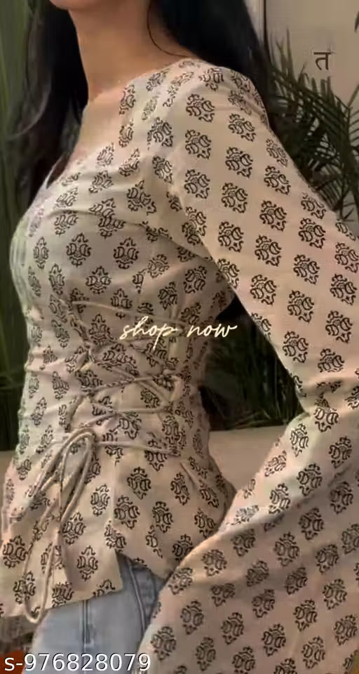Viral double side knot trending hit kurti