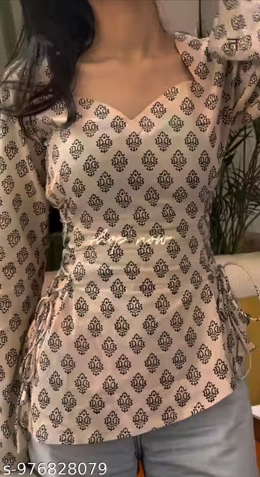 Viral double side knot trending hit kurti