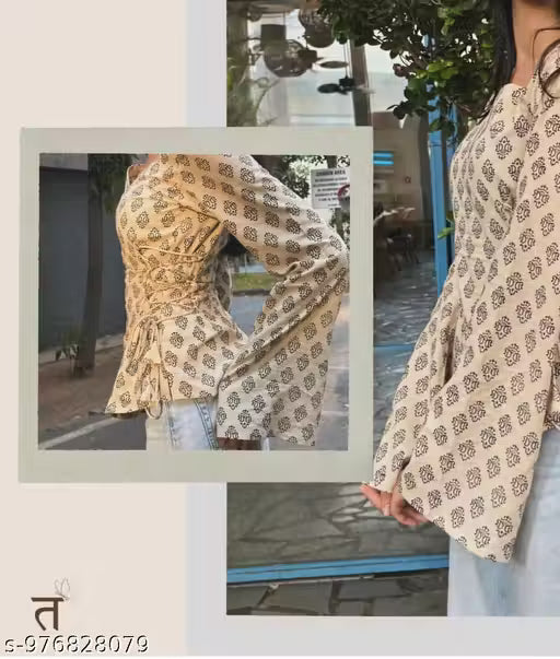 Viral double side knot trending hit kurti
