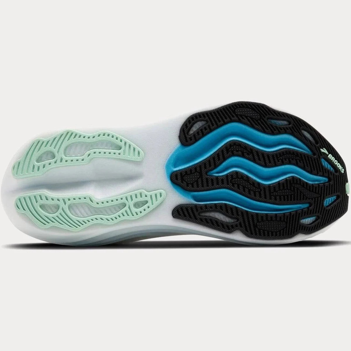 Brooks Glycerin Max Running Shoes | Pearlized White & Bay | Unisex Cushioned Sneakers