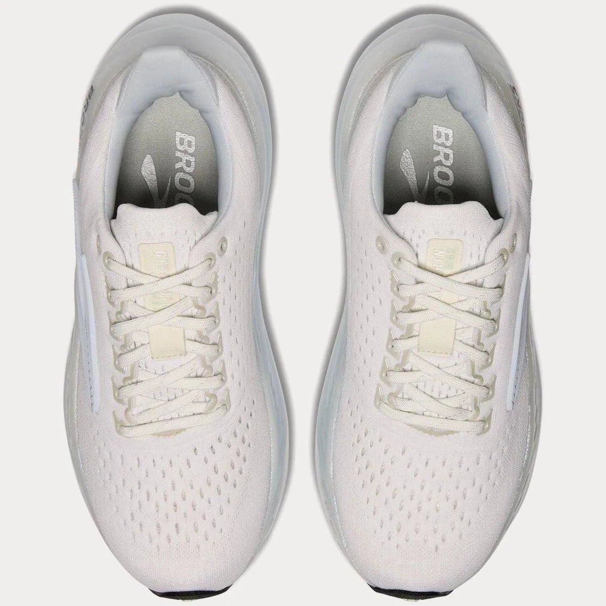 Brooks Glycerin Max Running Shoes | Pearlized White & Bay | Unisex Cushioned Sneakers