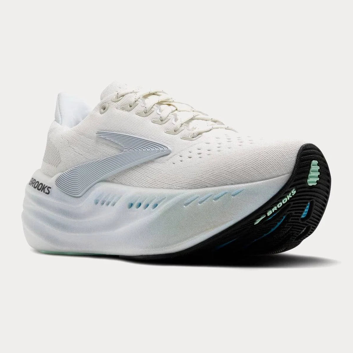 Brooks Glycerin Max Running Shoes | Pearlized White & Bay | Unisex Cushioned Sneakers