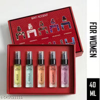 BRIT ACCENT | Perfume Gift Pack for Women | 5 x 8ml | Premium Fragrances| Eau de Toilette - 40 ml (For Women)